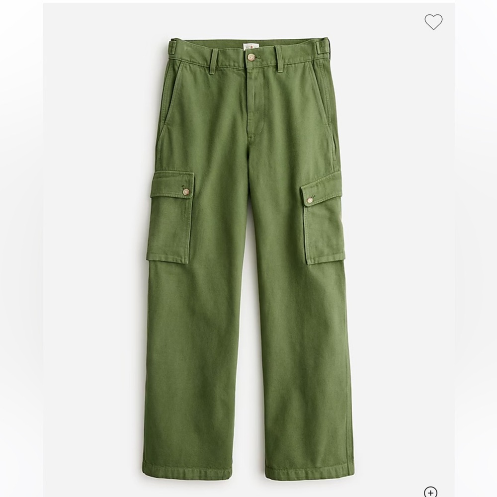 Relaxed cargo pant in heavyweight twill